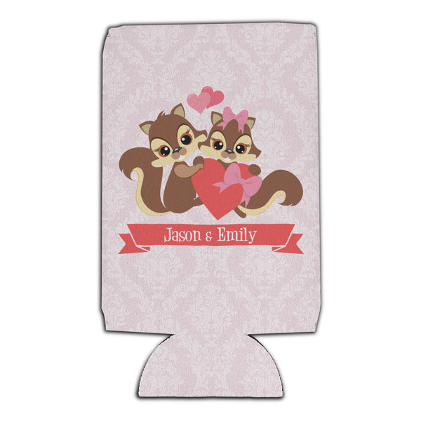 Chipmunk Couple 16oz Can Sleeve - Set of 4 - FRONT