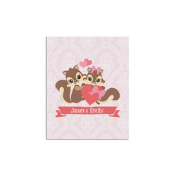 Chipmunk Couple Poster - Multiple Sizes (Personalized)