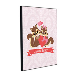 Chipmunk Couple Wood Prints (Personalized)