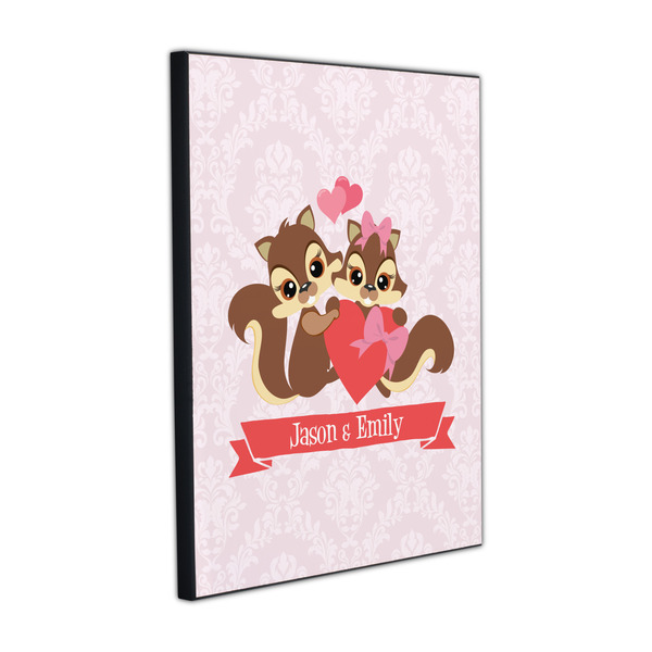 Custom Chipmunk Couple Wood Prints (Personalized)