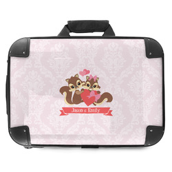Chipmunk Couple Hard Shell Briefcase - 18" (Personalized)