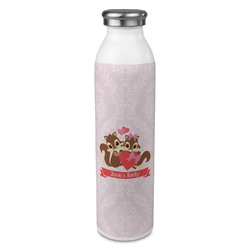 Chipmunk Couple 20oz Stainless Steel Water Bottle - Full Print (Personalized)