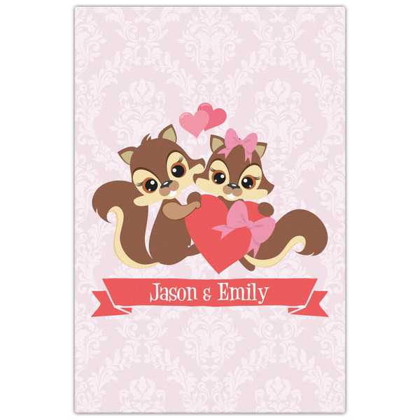 Chipmunk Couple 20x30 - Canvas Print - Front View