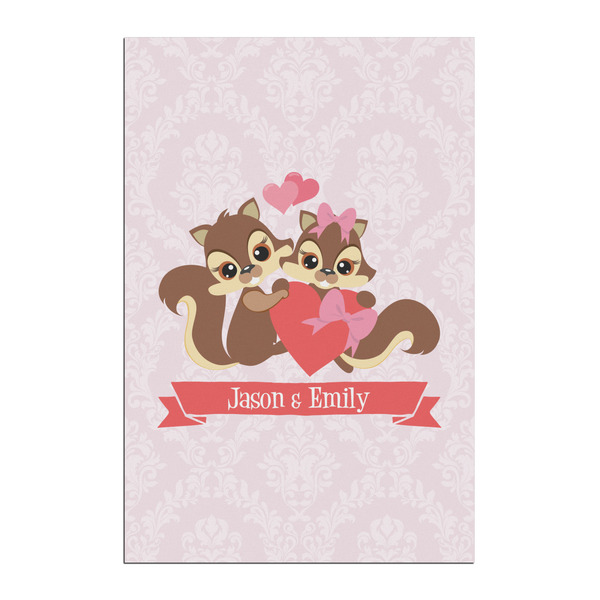 Custom Chipmunk Couple Posters - Matte - 20x30 (Personalized)