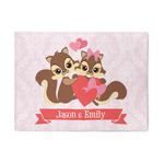 Chipmunk Couple 5' x 7' Indoor Area Rug (Personalized)