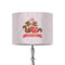 Chipmunk Couple 8" Drum Lampshade - ON STAND (Fabric)