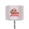 Chipmunk Couple 8" Drum Lampshade - ON STAND (Poly Film)