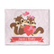 Chipmunk Couple 8' x 10' Patio Rug (Personalized)