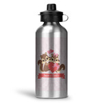 Chipmunk Couple Water Bottle - Aluminum - 20 oz (Personalized)