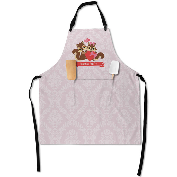 Chipmunk Couple Apron - Flat with Props (MAIN)