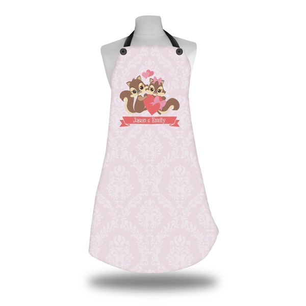 Custom Chipmunk Couple Apron w/ Couple's Names
