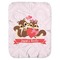 Chipmunk Couple Baby Swaddling Blanket (Personalized)
