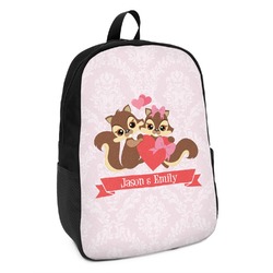 Chipmunk Couple Kids Backpack (Personalized)
