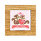 Chipmunk Couple Bamboo Trivet with 6" Tile - FRONT