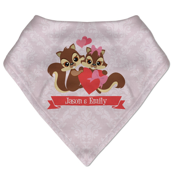 Custom Chipmunk Couple Bandana Bib (Personalized)