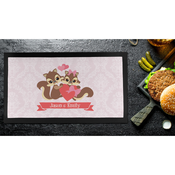 Chipmunk Couple Bar Mat - Small - LIFESTYLE