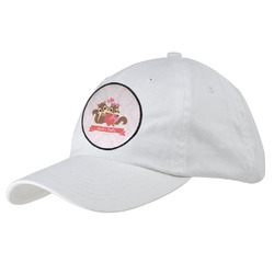 Chipmunk Couple Baseball Cap - White (Personalized)
