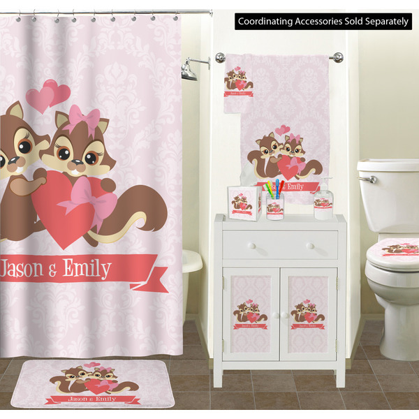 Racoon Couple Bathroom Scene