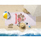 Chipmunk Couple Beach Towel Lifestyle