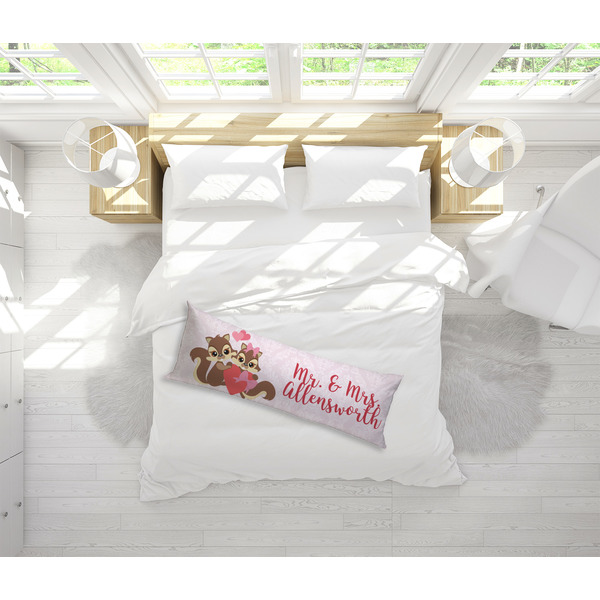 Chipmunk Couple Body Pillow - LIFESTYLE