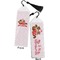 Chipmunk Couple Bookmark with tassel - Front and Back