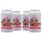 Chipmunk Couple Can Cooler (12 oz) - Set of 4 w/ Couple's Names