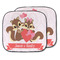 Chipmunk Couple Car Sun Shade - Two Piece (Personalized)