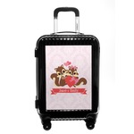 Chipmunk Couple Carry On Hard Shell Suitcase (Personalized)