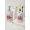 Chipmunk Couple Ceramic Bathroom Accessories - LIFESTYLE (toothbrush holder & soap dispenser)