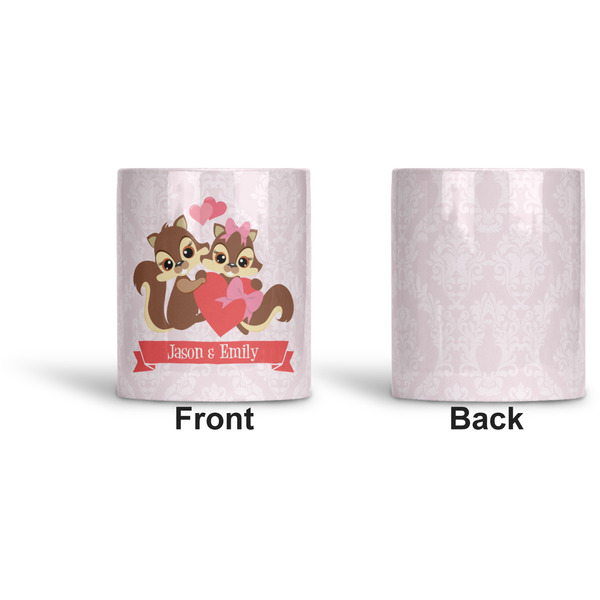 Chipmunk Couple Ceramic Pen Holder - Apvl