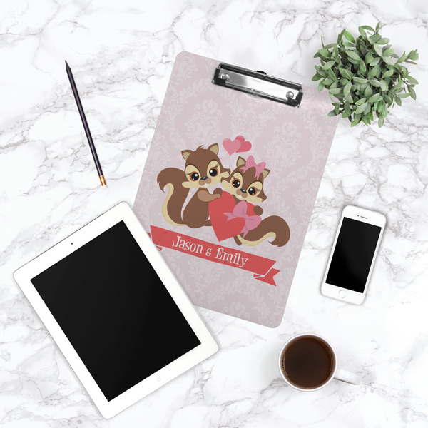 Chipmunk Couple Clipboard - Lifestyle Photo