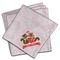 Chipmunk Couple Cloth Napkins (Set of 4) (Personalized)