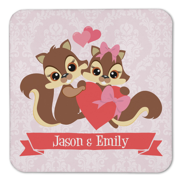 Chipmunk Couple Coaster Set - FRONT (one)