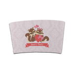 Chipmunk Couple Coffee Cup Sleeve (Personalized)
