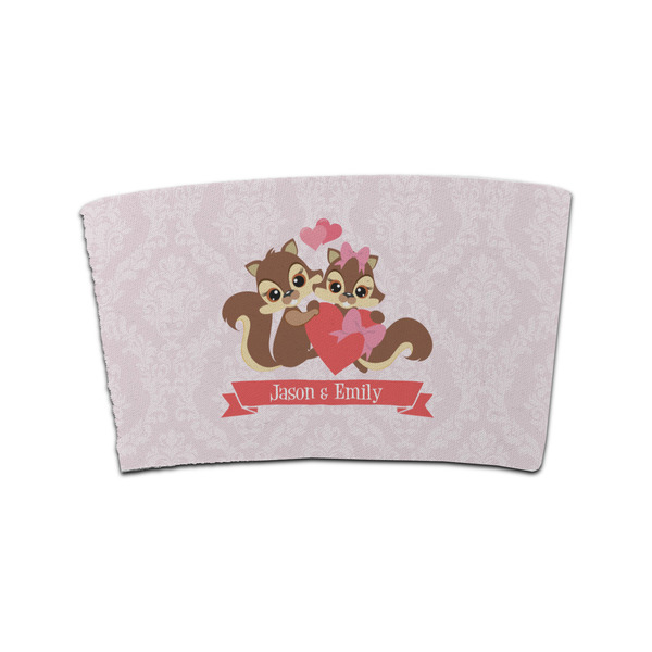Custom Chipmunk Couple Coffee Cup Sleeve (Personalized)