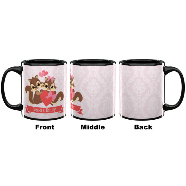 Chipmunk Couple Coffee Mug - 11 oz - Black APPROVAL