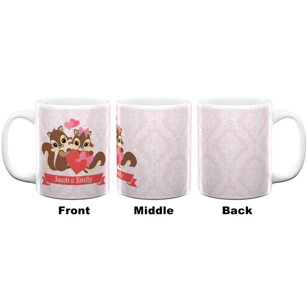 Chipmunk Couple Coffee Mug - 11 oz - White APPROVAL