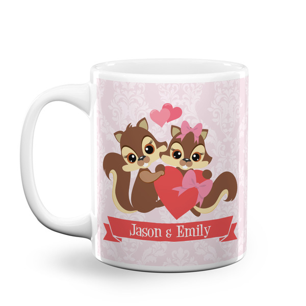 Custom Chipmunk Couple Coffee Mug (Personalized)