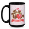 Chipmunk Couple Coffee Mug - 15 oz - Black