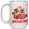 Chipmunk Couple Coffee Mug - 15 oz - White Full