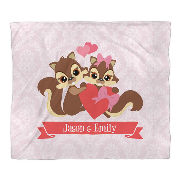 Chipmunk Couple Comforter - King - Front
