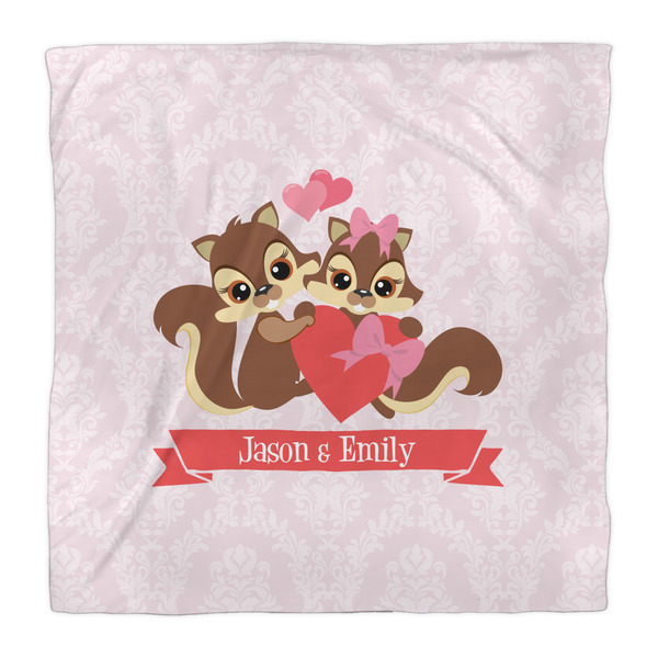 Chipmunk Couple Comforter - Queen - Front