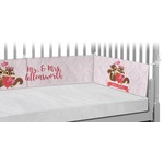 Chipmunk Couple Crib Bumper Pads (Personalized)