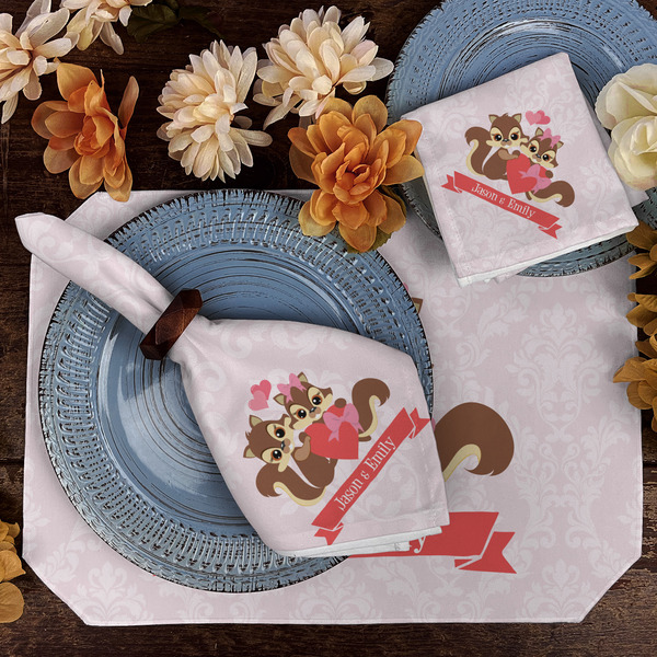 Chipmunk Couple Dining Set