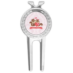 Chipmunk Couple Golf Divot Tool & Ball Marker (Personalized)