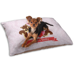 Chipmunk Couple Dog Bed - Small w/ Couple's Names