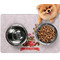 Chipmunk Couple Dog Food Mat - Small w/ Couple's Names