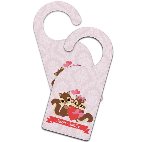 Chipmunk Couple Door Hanger - MAIN