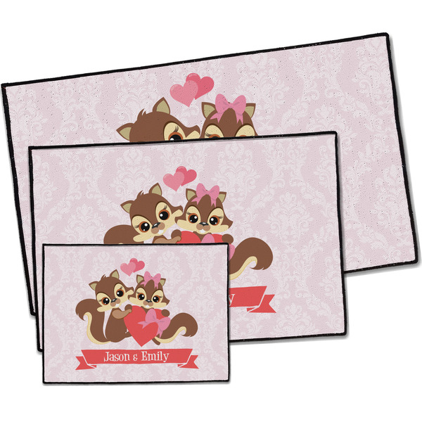 Chipmunk Couple Door Mats - PARENT MAIN