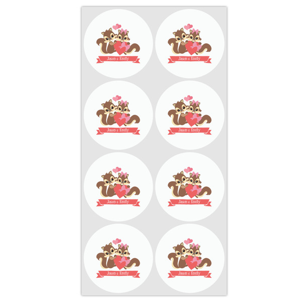 Chipmunk Couple Drink Topper - Medium - Set of 12